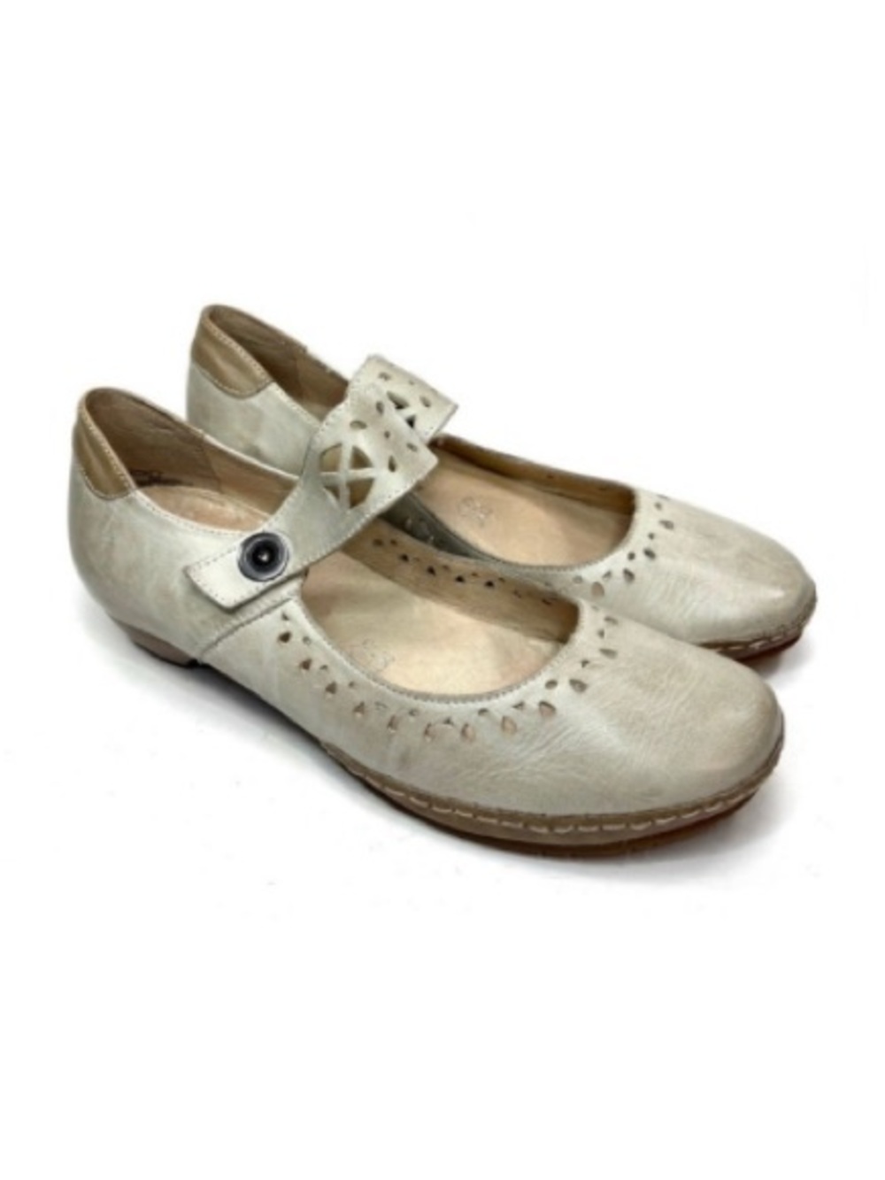 Remonte Dorndorf Leather Mary Jane Kitten Heels | 39